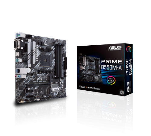 Материнская плата ASUS PRIME B550M-A (90MB14I0-M0EAY0) Материнская плата ASUS PRIME B550M-A (90MB14I0-M0EAY0)