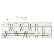 Клавиатура Gembird KB-8430M,{USB, белый, 113 клавиш, 9 кнопок управления мультимедиая, кабель 1,5м}