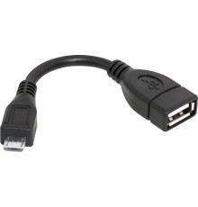 Defender Переходник USB OTG microUSB(M)-USB(F), 8см (87300)