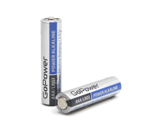 Батарейка GoPower LR03 AAA BL4 Alkaline 1.5V (4/48/576) блистер (4 шт.) Батарейка GoPower LR03 AAA (00-00015602)