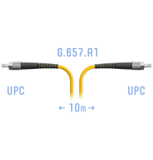 Патчкорд оптический FC/UPC SM G.657.A1 10 метров