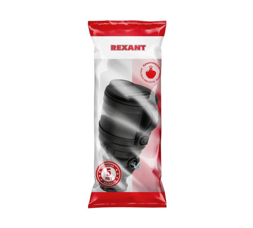 Розетка переносная влагозащ. с крышкой с/з 16А IP44 каучук Rexant 111-004 Розетка переносная влагозащ. с крышкой с/з 16А IP44 каучук Rexant 111-004