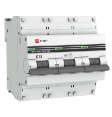 EKF mcb47100-3-32C-pro Автоматический выключатель 3P 32А (C) 10kA ВА 47-100 EKF PROxima