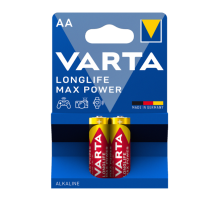 Батарейка Varta LONGLIFE MAX POWER (MAX TECH) LR6 AA BL2 Alkaline 1.5V (4706) (2/40/200) VARTA 4706101412