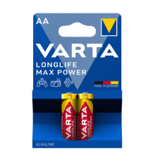 Батарейка Varta LONGLIFE MAX POWER (MAX TECH) LR6 AA BL2 Alkaline 1.5V (4706) (2/40/200) VARTA 4706101412