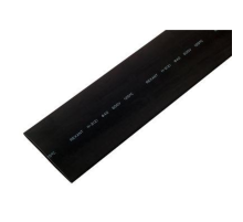 Трубка термоусадочная 40.0/20.0 1м черн. Rexant 24-0007