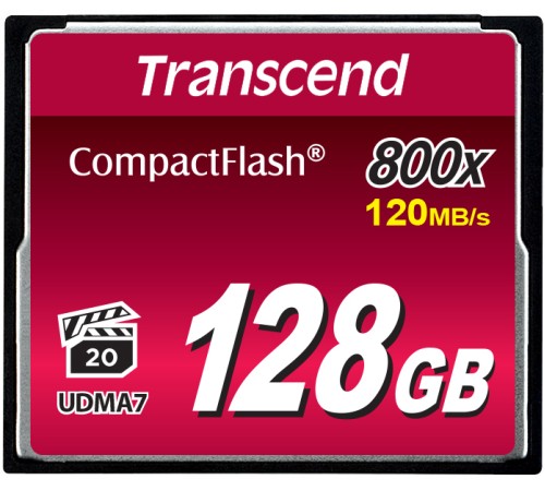Карта памяти Transcend CompactFlash 800x (TS128GCF800)
