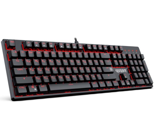 Клавиатура MECHANICAL QUEST GK-596 RU 45596 BLK DEFENDER Клавиатура MECHANICAL QUEST GK-596 RU 45596 BLK DEFENDER