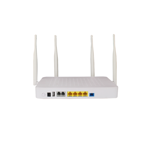 Абонентский терминал ONU BDCOM GPON, 4 порта 10/100/1000Base-T, 2 порта POTS, DualBand Wi-Fi