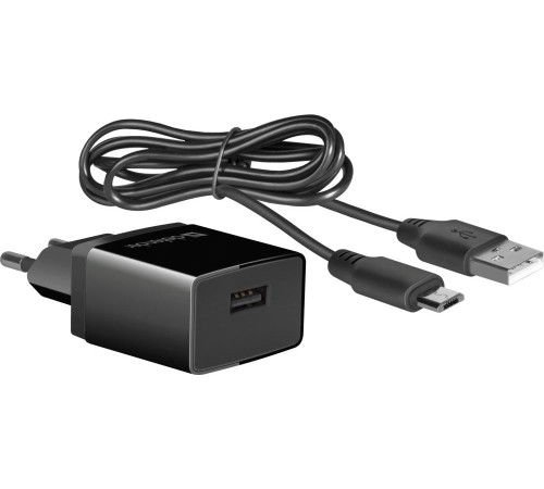 Defender Сетевой адаптер UPC-11 1xUSB,5V/2.1А,кабель micro-USB Defender UPC-11 1xUSB,5V/2.1А,кабель micro-USB (83556)