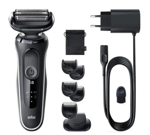 Электробритва Braun 51-B4650cs,  синий и черный