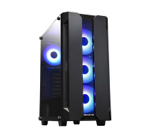 Chieftec Hunter, ATX Gaming case, w/Glass, 4xRGB fan