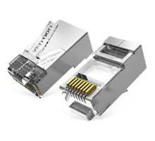 Патч-корд Vention прямой SFTP cat.8 RJ45 - 2м. Черный Vention IKKBH