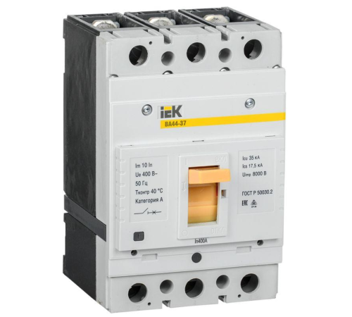 Iek SVA4410-3-0400-35 Авт. выкл. ВА44-37 3Р 400А 35кА Iek SVA4410-3-0400-35 Авт. выкл. ВА44-37 3Р 400А 35кА