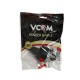 VCOM CE002-CU0.75-0.15M Кабель-переходник UPS->розетка VCOM (IE-320 C14 to Socket Type-F) 3Gx0,75mm VDE <CE002> [04895182274068]