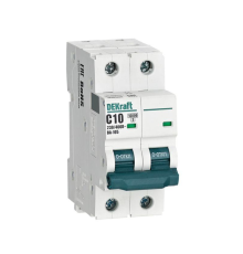 Выключатель автоматический модульный 2п C 10А 10кА ВА-105 DEKraft 13164DEK
