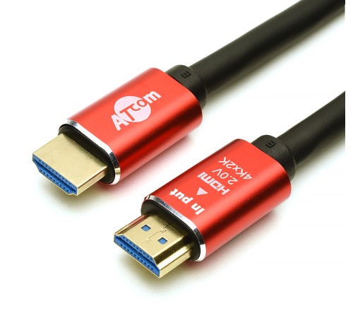 Кабель HDMI 30 m (Red/Gold, в пакете) VER 2.0 ATcom HDMI 2.0 (m) - HDMI 2.0 (m) 30 м (AT5947) Кабель HDMI 30 m (Red/Gold, в пакете) VER 2.0 ATcom HDMI 2.0 (m) - HDMI 2.0 (m) 30 м (AT5947)