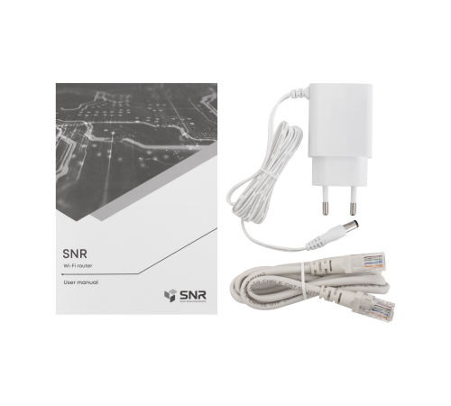 Wi-Fi mesh роутер SNR AX3000, 802.11a/b/g/n/ac/ax,1x2.5GE, 1xGE RJ45 Wi-Fi mesh роутер SNR AX3000, 802.11a/b/g/n/ac/ax,1x2.5GE, 1xGE RJ45