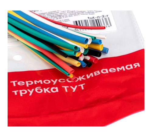 Набор трубок термоусадочных ТУТ 1/0.5; 1.5/0.75; 2/1; 2.5/1.25; 3/1.5 (6 цветов по 5шт 100мм) PROxim