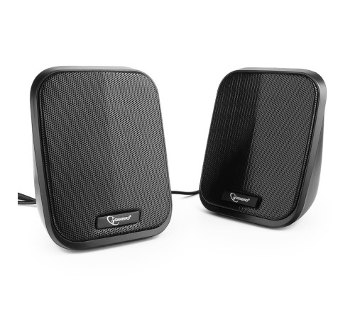 Акустич. система 2.0 Gembird SPK-100, черный, 6 Вт, рег. громкости, USB-питание