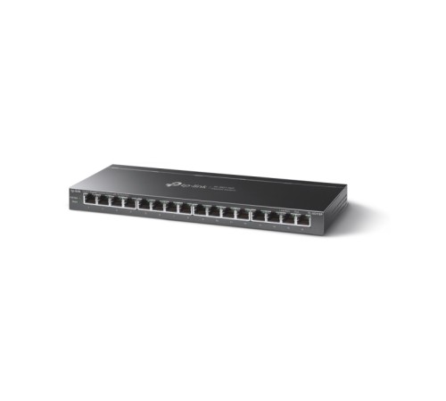 TP-Link TL-SG116P Настольный коммутатор с 16 гигабитными портами PoE+ TP-Link TL-SG116P Настольный коммутатор с 16 гигабитными портами PoE+