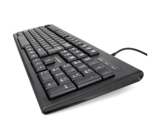 Клавиатура Gembird KB-8354U-BL { USB, черный, 104 клавиши, кабель 1,45м }