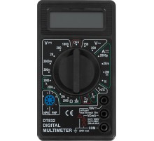 Мультиметр Ресанта DT 832 цифровой черный