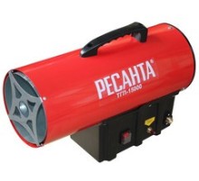 Тепловая пушка газовая Ресанта ТГП-15000 18000Вт красный