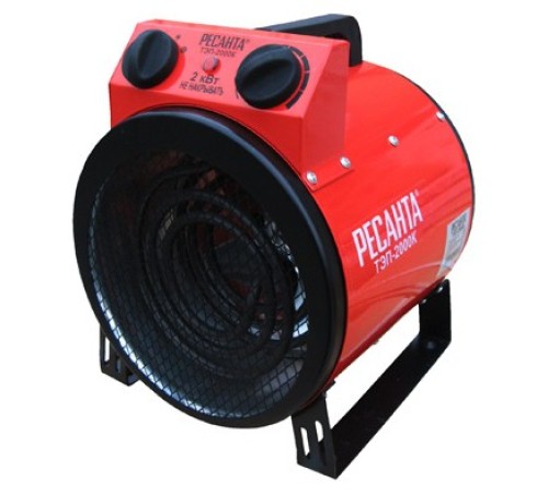 Тепловая пушка электрическая Ресанта ТЭП-2000К 2000Вт красный