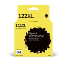 Картридж струйный T2 CH563HE 122XL IC-H563 CH563HE черный для HP Deskjet 1050/1050s/2050/2050s/3000/3050