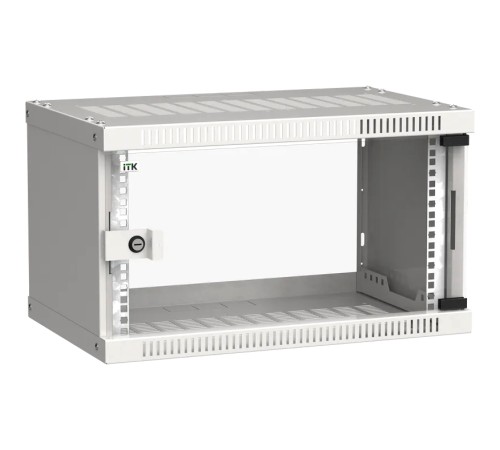 ITK LWE3-06U53-GF Шкаф LINEA WE 6U 550x350 мм дверь стекло серый