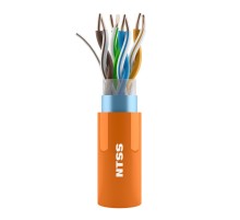 Кабель информационный NTSS NTSS-IN-FTP4-5E-LSZH-OR кат.5E F/UTP 4X2X24AWG LSZH внутренний 305м оранжевый