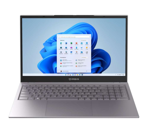 Ноутбук Irbis 15N 15.6" FHD (1920x1080) IPS AG,Core i5-1235U,16Gb DDR4-3200(2),512Gb SSD NVMe,Wi-Fi 6+BT 5,5300mAh,Metal Case,Kbd Bl,Type-C Charger,1.77kg,Grey,3y,Win11Pro