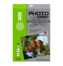 Фотобумага Cactus CS-GA323050 A3/230г/м2/50л./белый глянцевое для струйной печати