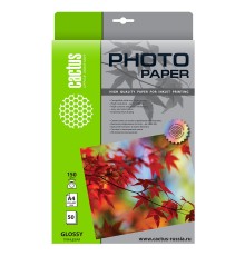 Фотобумага Cactus CS-GA415050 A4/150г/м2/50л./белый глянцевое для струйной печати