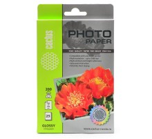 Фотобумага Cactus CS-GA620025 10x15/200г/м2/25л./белый глянцевое для струйной печати