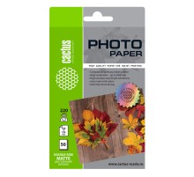 Фотобумага Cactus CS-MA622050DS 10x15/220г/м2/50л./белый матовое/матовое для струйной печати