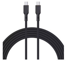 Кабель Aukey Nylon Braided 100w Kevlar 1m black