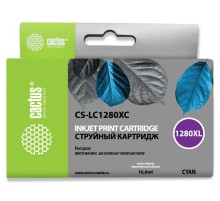 Картридж струйный Cactus CS-LC1280XC голубой (16.6мл) для Brother MFC-J6510/6910DW