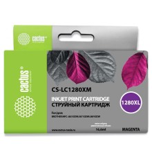 Картридж струйный Cactus CS-LC1280XM пурпурный (16.6мл) для Brother MFC-J6510/6910DW