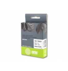 Картридж ленточный Cactus CS-TZ221 TZe-221 черный для Brother 1010/1280/1280VP/2700VP