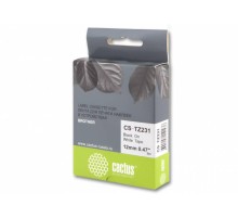 Картридж ленточный Cactus CS-TZ231 TZe-231 черный для Brother 1010/1280/1280VP/2700VP