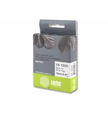 Картридж ленточный Cactus CS-TZ231 TZe-231 черный для Brother 1010/1280/1280VP/2700VP