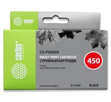 Картридж струйный Cactus CS-PGI450 черный (21.4мл) для Canon MG6340/5440/IP7240