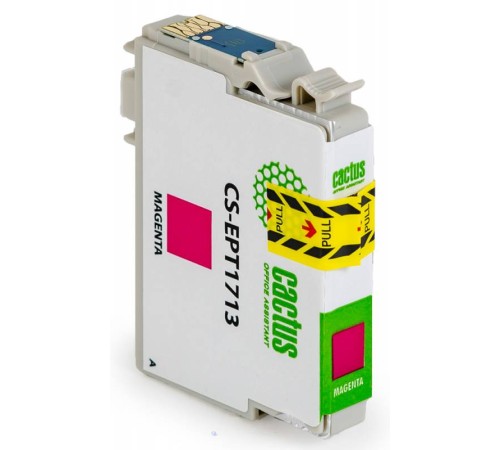 Картридж струйный Cactus CS-EPT1713 пурпурный (10мл) для Epson XP-33/103/203/207/303/306/403/406