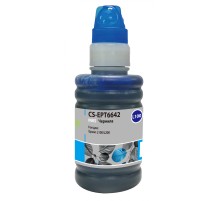 Чернила Cactus CS-EPT6642 T6642 голубой 100мл для Epson L100/L110/L120/L132/L200/L210/L222/L300/L312/L350/L355/L362/L366/L456/L550/L555/L566/L1300