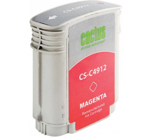 Картридж струйный Cactus CS-C4912 №82 пурпурный (72мл) для HP DJ 500/800C