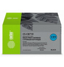 Картридж струйный Cactus CS-C8719 №177XL черный (38мл) для HP 3100/3110/3207/3210/3213/3214/3308/8250/8253/C5140
