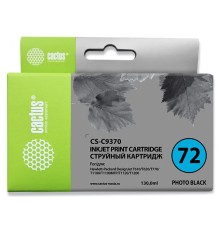 Картридж струйный Cactus CS-C9370 №72 фото черный (130мл) для HP DJ T610/T620/T770/T1100/T1100/T1120/T1200