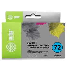 Картридж струйный Cactus CS-C9372 №72 фото пурпурный (130мл) для HP DJ T610/T620/T770/T1100/T1100/T1120/T1200